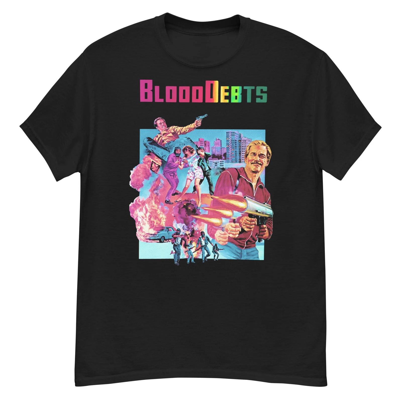 Blood Debts cult action film fan art t-shirt 4XL
