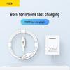 PISEN 20W PD Fast Charger Kit with 1M Cable for Apple Devices