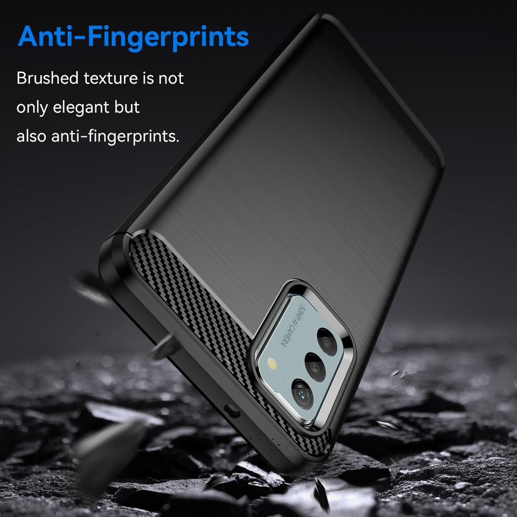 Brushed Carbon Fiber Texture TPU Case for Nokia G22/G42,Anti-drop Cell Phone Cover