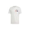 Adidas Originals Spectrum Tee Round Neck Casual Sports Letter Short Sleeve Men Tops White EI6215