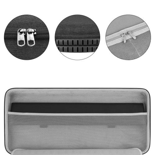 Geekria Full-Size Keyboard Case, Hard Shell Travel Carry Bag for 104-108 Key Computer Mechanical Gaming Keyboards, Compatible with Corsair K100 RGB Me