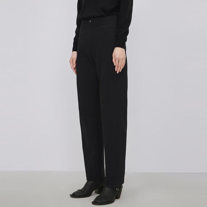 

LESS 2023 Winter Merino Wool Straight Leg Pants S