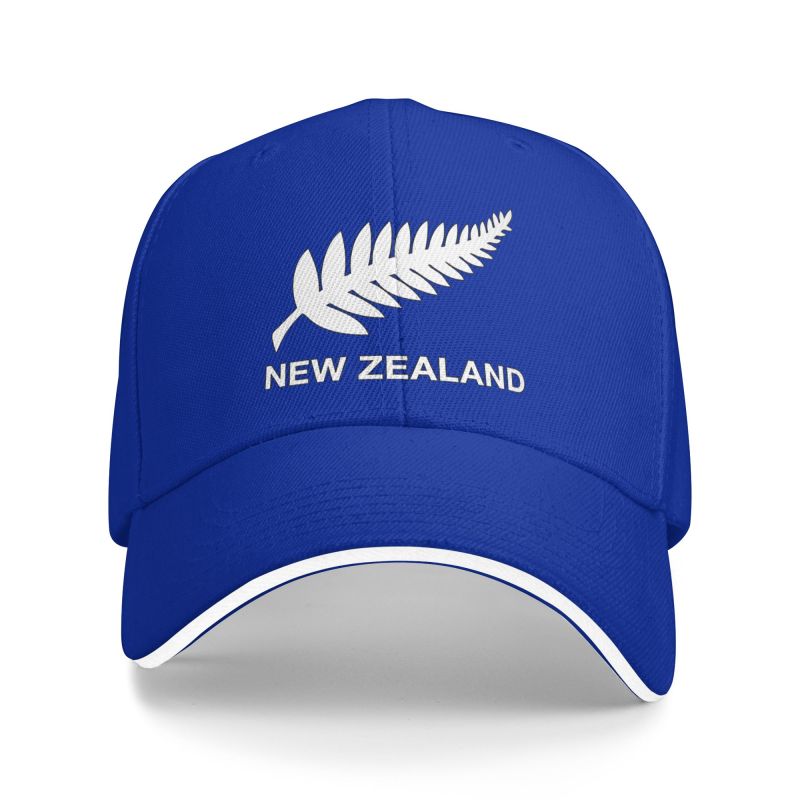 Nya Zeeland All Blacks Tryck Basebollkeps Herr Dam Hip Hop Hinkhatt Sommar Sol Pappahattar Justerbar Sandwich Snapback Kepsar