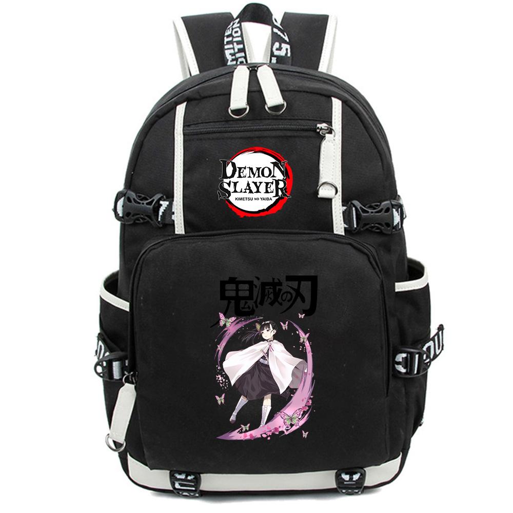 Anime Cartoon Demon Slayer Bedruckter Rucksack Große Kapazität Schultasche Laptop Unisex Studenten Schultasche Reise Outdoor Tasche