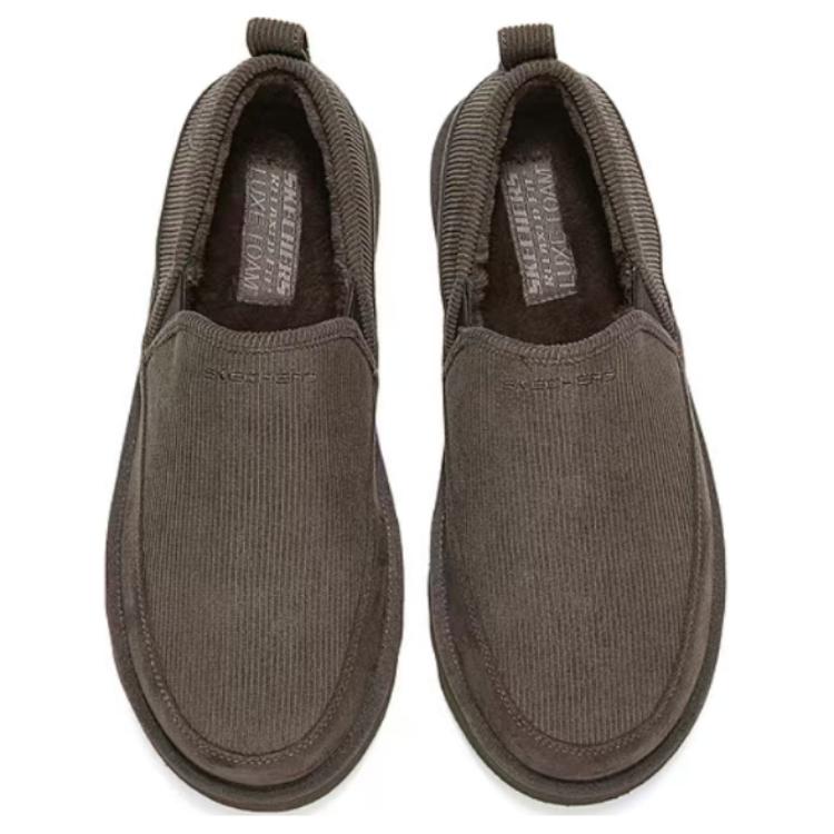 Skechers Mens USA Comfortable Low-Top Casual Shoes Men Sneakers Brown 205472-CHOC