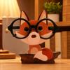Hand Coated Multi-color Paint Finish Wooden Animal Shaped Eyeglass Holder