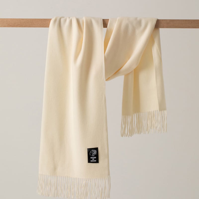 

RECLOW Plain Muffler Ivory FREE