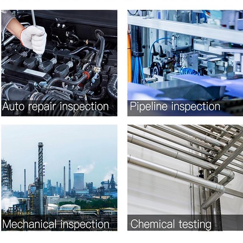 Βιομηχανική οθόνη βίντεο 8mm Κάμερα ενδοσκοπίου 1080P 2,4 ιντσών HD IPS Αδιάβροχη κάμερα επιθεώρησης με 6 φώτα LED