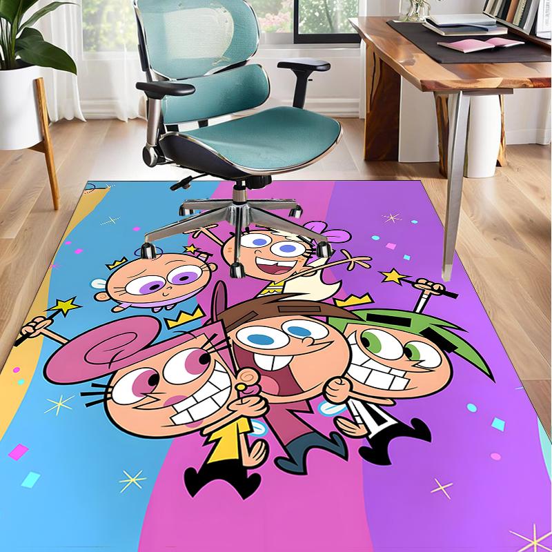 Magical Friendship Timmy Adventure Office Rug Chair Mat, Game Carpet, Suitable for Front Door, Bedroom, Living Room, Desk, Holiday Gift