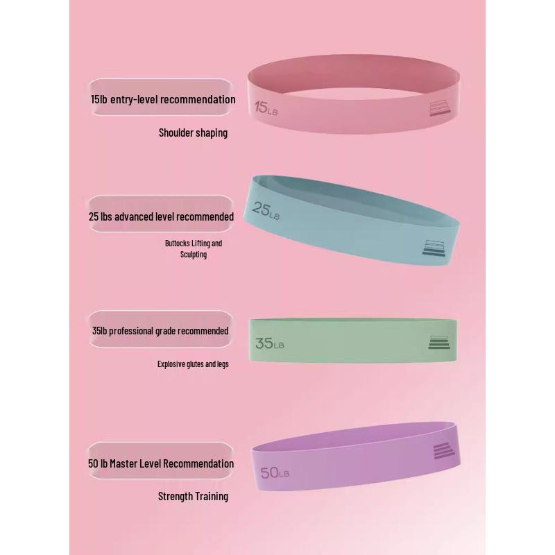 Yoga Resistance Band for Men & Women - Elastic Band for Hip Lifting, Sculpting, Strength Training, and Stretching.