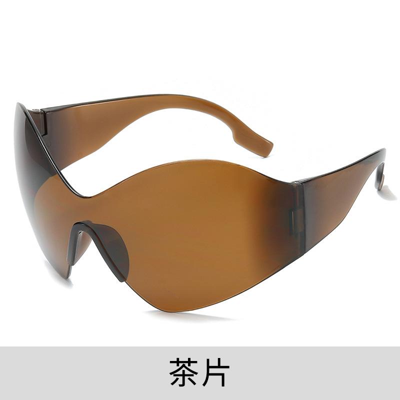 New Y2K Borderless Men Sunglasses Women's Fashion Street Shoot Sun Glasses Men's Cycling Driving Eyewear UV400