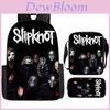 Slipknot 3piece Backpack Crossbody Bag Pencil Case Set Oxford Fabric For School Essentials