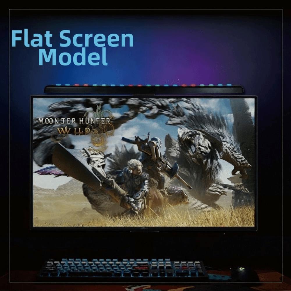 RGB Atmosphere Screen Hanging Lamp Dimming Function Gaming Monitor Lights Work Desk