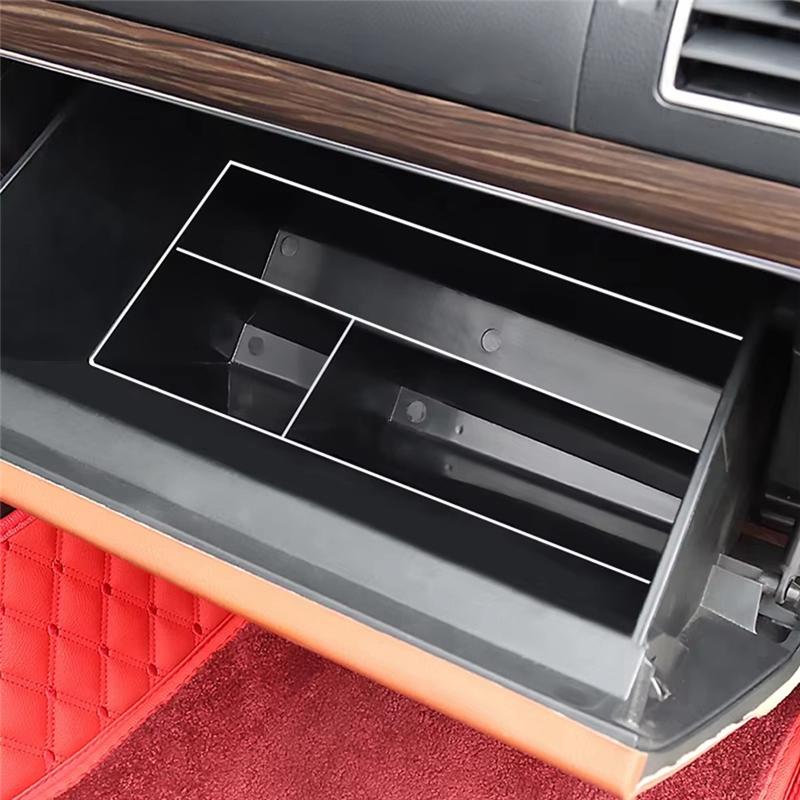 

Storage Box Storage Box Partition Co-Pilot Storage Box Fortoyota Prado 2010- Storage Box Interior Modification Bracket Tray- чорний