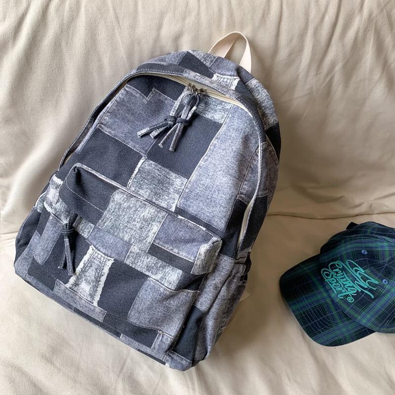 OGAR Ретро Повседневный холщовый рюкзак Medium