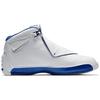 Air Jordan 18 Retro White Sport Royal 2018 Unisex Sneakers Metallic-Silver AA2494-106