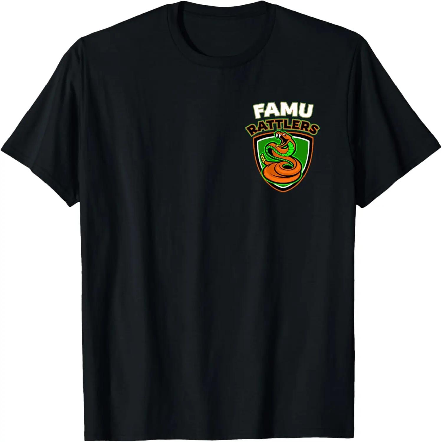 Футболка с карманом-талисманом FAMU Rattlers HBCU XXXXXL чёрный