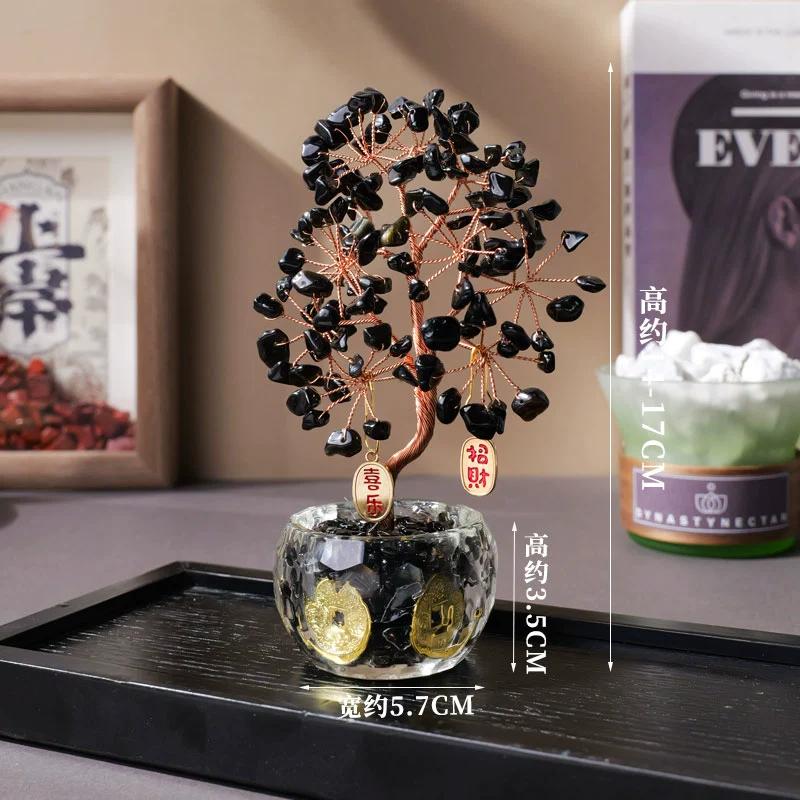 Crystal Tree Healing Crystals Tree of Life for Home Room Desk Decor,Chakra Stones Reiki Gemstones Trees for Positive Energy Good Luck Spiritual Gifts