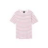 Breathable Striped Short Sleeve T-Shirt Men Tops White DM8880-100