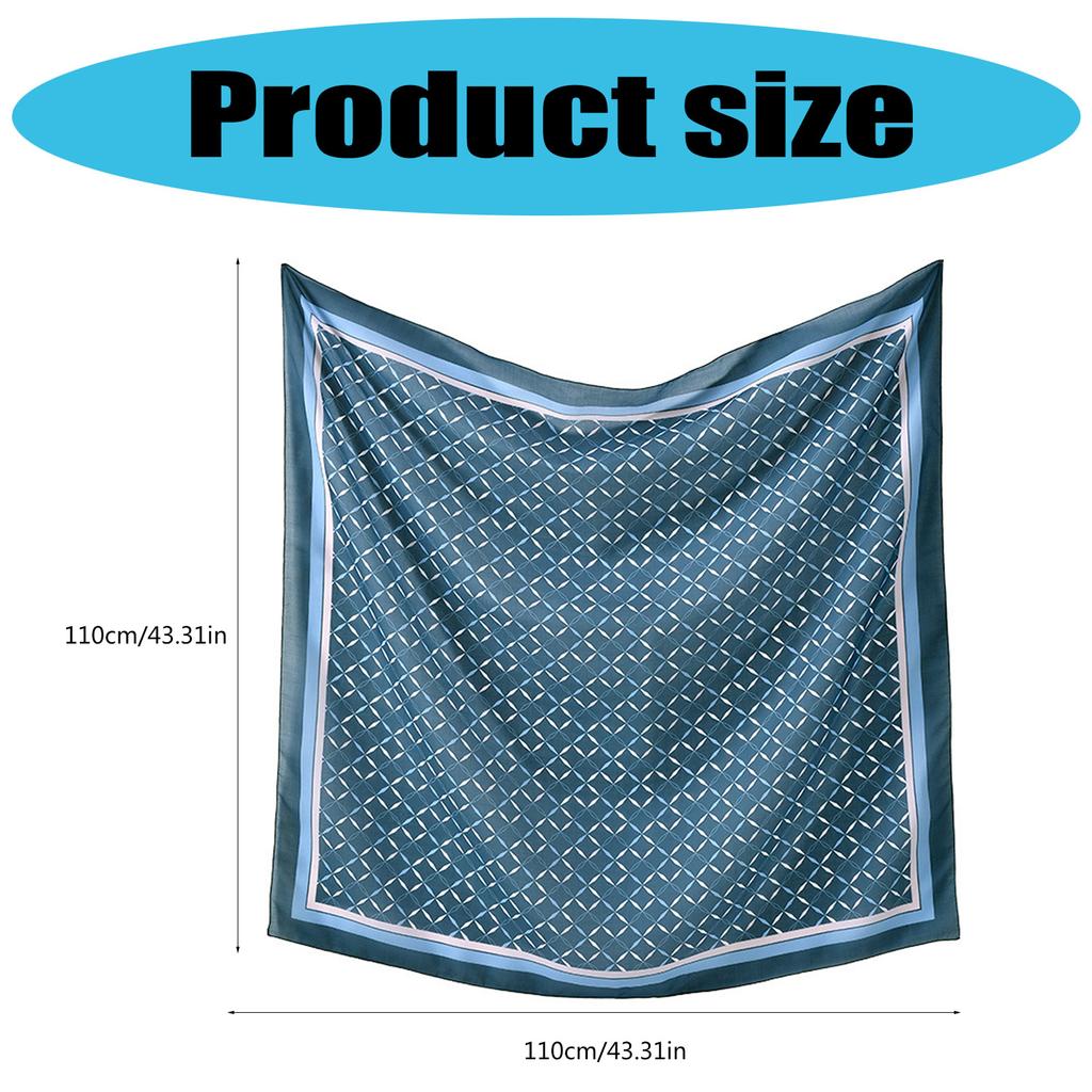 Malaysia Turban Wrap Cloth Convenience Head Scarf Lightweight Square Neck Scarf Soft and Breathable Neckerchief