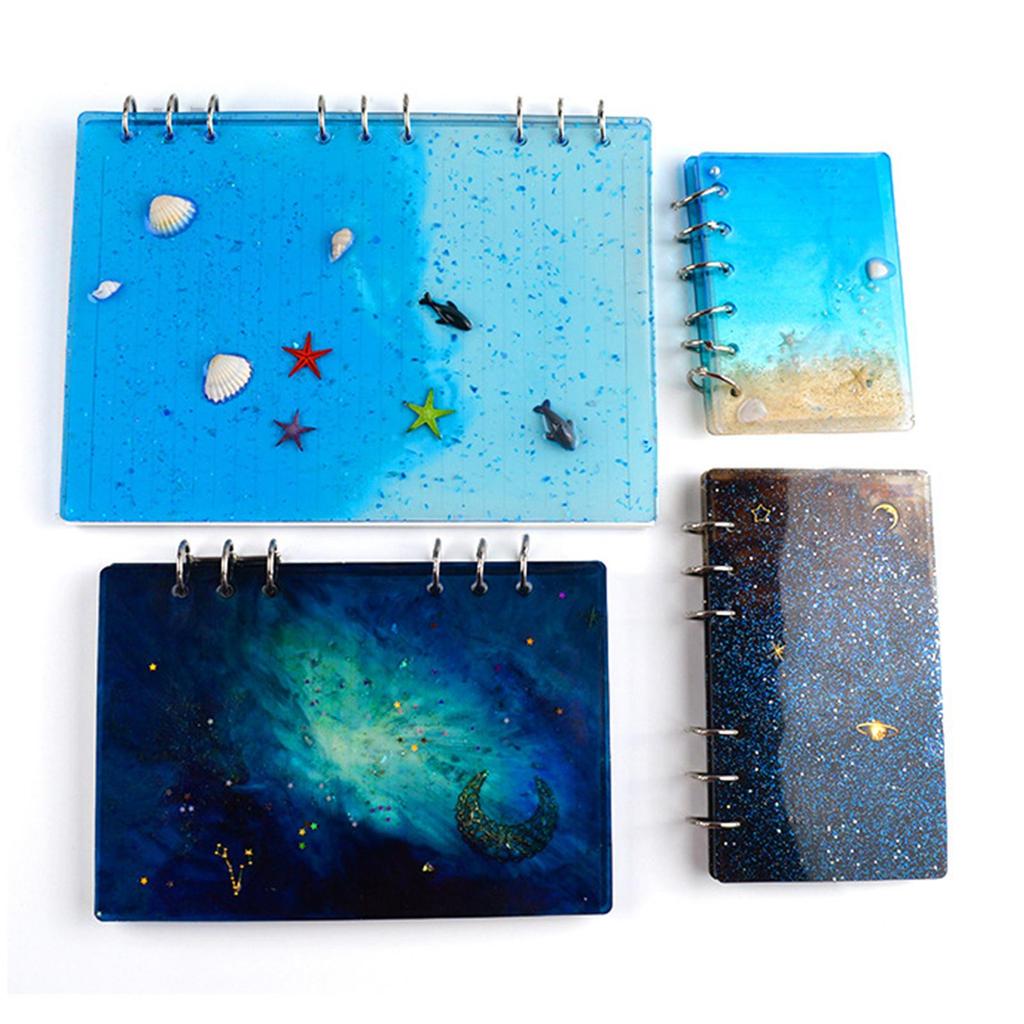 4 bucăți/set silicon husă pentru notebook matriță care face bijuterii din rășină epoxidică cadou unic