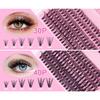 240pcs False Eyelash Clusters D Curl Lifelike Individual Fake Lashes Set for DIY Lash Extension 10mm to 16mm DIY‑SET‑030