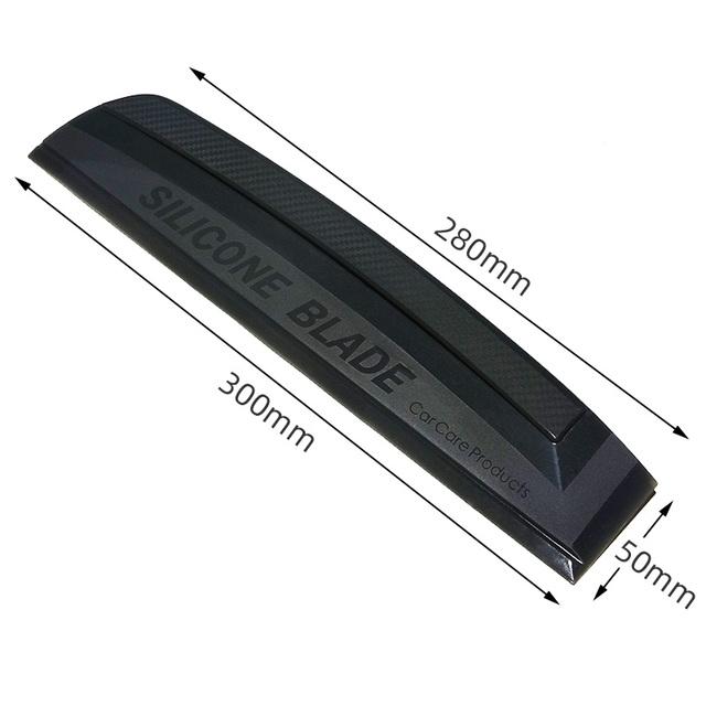 

Нецарапающий гибкий мягкий силиконовый удобный скребок для оклейки автомобиля Инструменты для сушки стеклоочистителя лезвие для очистки скребок для очистки пленки чёрный