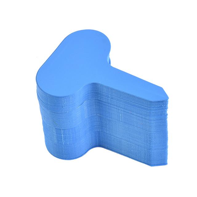 100pcs Garden Labels Plant Classification Sorting Sign Tag Ticket Plastic Writing Plate Board Plug In Card Colorful Garden Decor