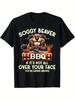 100% Cotton Funny BBQ T-Shirt - Soggy Beaver Humor for Men, Casual Loose Fit