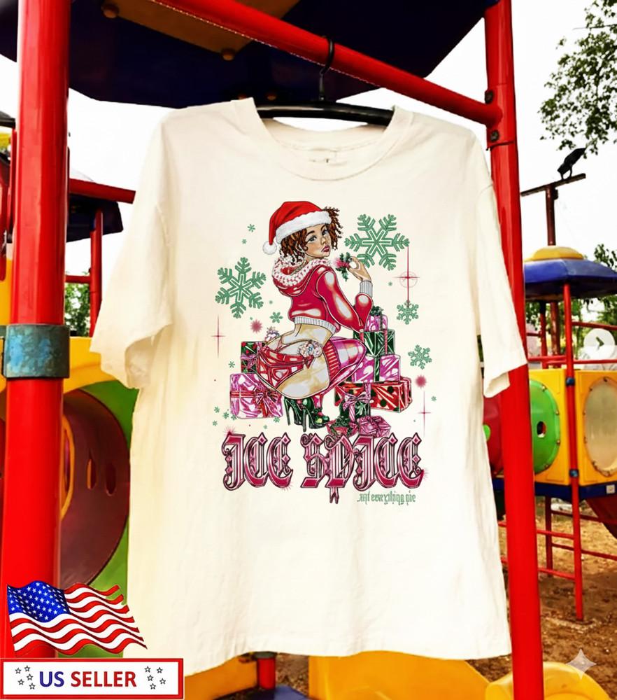 New! ICE SPICE Xmas Christmas Gift 2025 Shirt Tee BL614 Unisex T-Shirt L