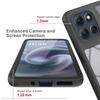 Soft TPU Frame Clear Case for Motorola G86 G56 G15 G05 G35 G55 G54 G84 G24 G14 G04S G53 G23 G13 Built in Screen Protector Cover