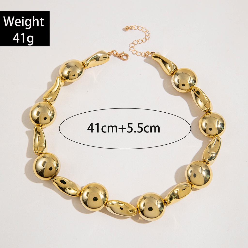 Letter Splicing Collarbone Chain European and American Style Geometric Rectangular Necklace Necklace Necklace Jewelry Women