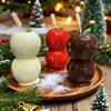 Christmas Dessert Ornaments Simulation Christmas Candy Apple Fake Fruit Model Christmas Eve Gifts Holiday New Year Table Decor