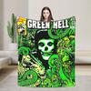 Misfits Green Hell Blankets Fleece Decoration  Multi-function Super Warm Throw Blanket for Sofa Bedroom Bedspreads