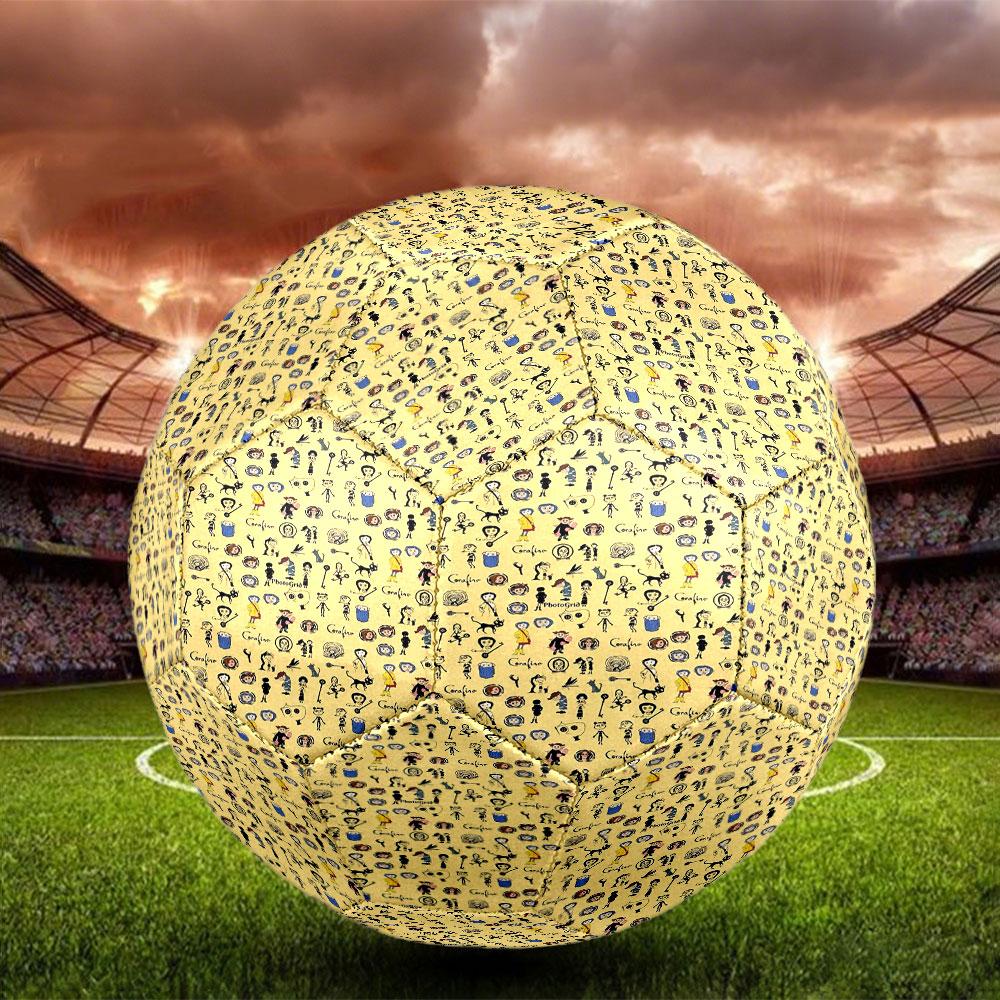 Coraline Print Size 5 Soccer Ball, Standard Match Football for Sports Game and Team Practice, Ideal Gift for Soccer Fans