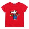 Maisy Mouse Kids 100%Cotton Cartoon Print T-shirt 2-12 Years Boys and Girls Kawaii Soft Short Sleeve Casual Tops Summer Toddler