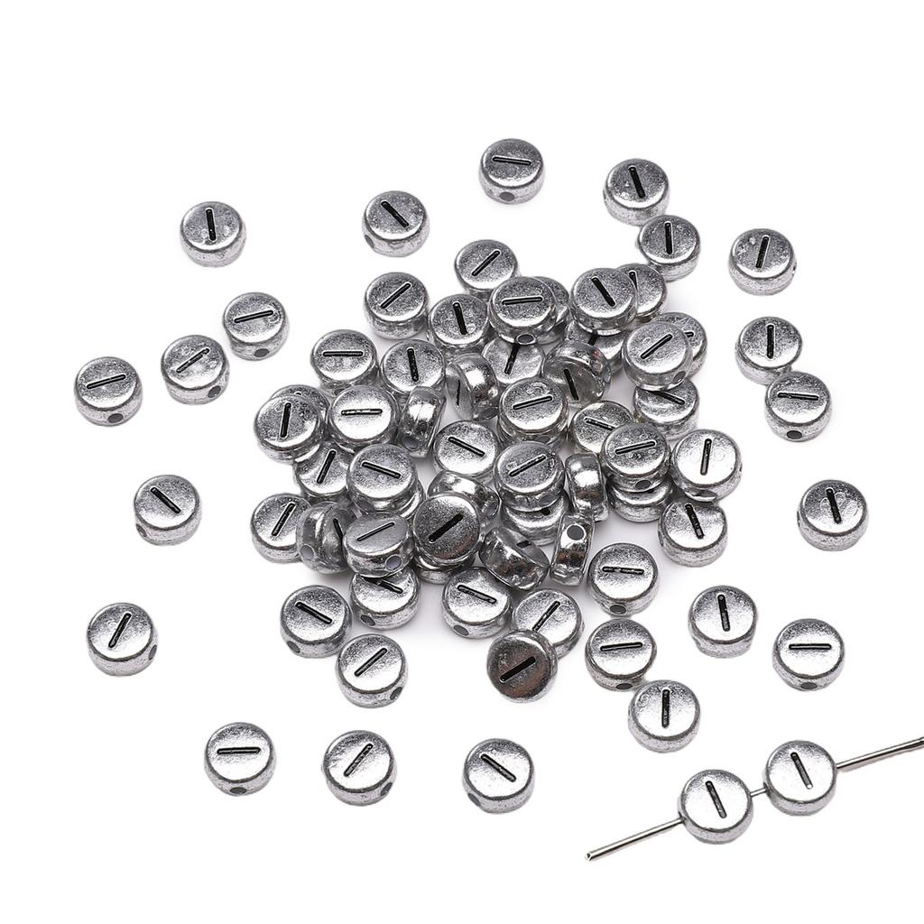 Mărgele Handmade Mărgele Acrilice Alfabet Mărgele Pătrate Mărgele Plate Mărgele Rotunde Handmade DIY Accesorii Bijuterii Mărgele Distanțiere Brățară Mărgele Înșirate Manual