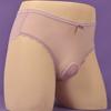 Large Size Silky Sissy Pouch Panties Men Bullet Separation Underpant High Waist Mesh Sheer Briefs Crossdress Lingerie Gay Club