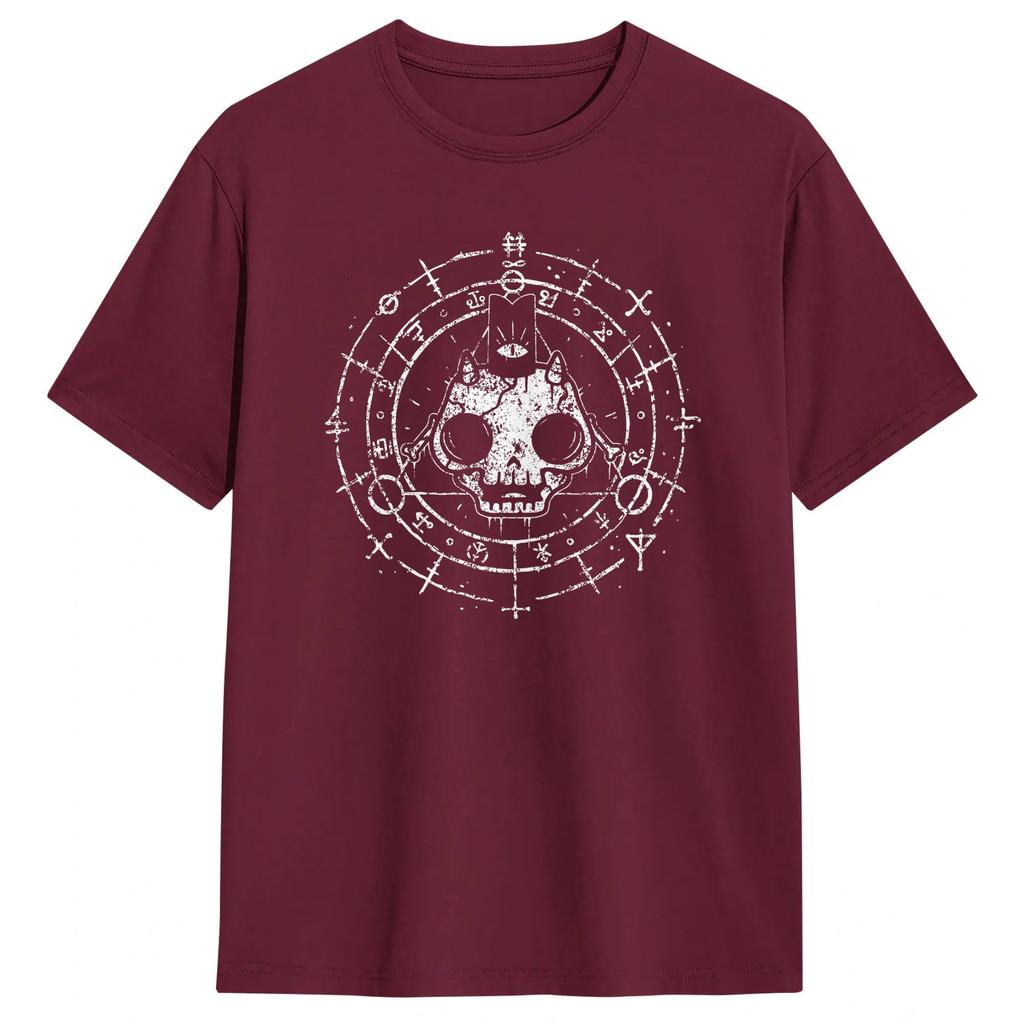 Awesome Cult of The Lamb TShirts for Unisex Round Neck 100 Cotton T Shirt Game Short Sleeve Tees Gift Clothing