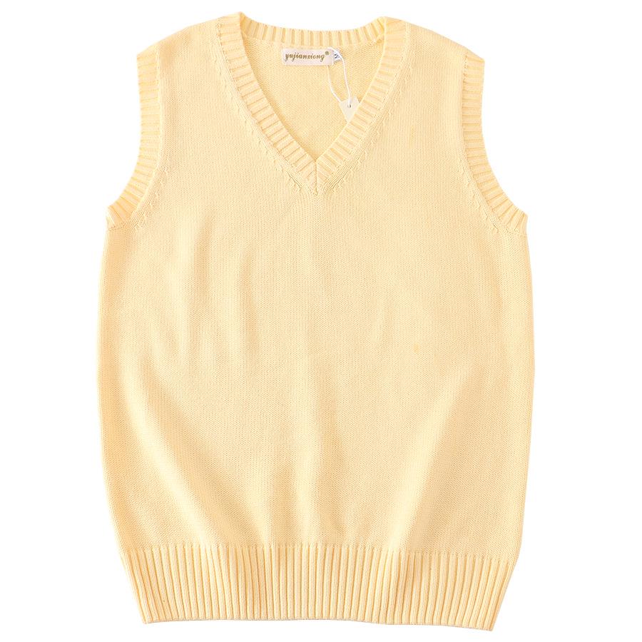 British College Style JK Uniform Vest, Japanese-Inspired Sweater