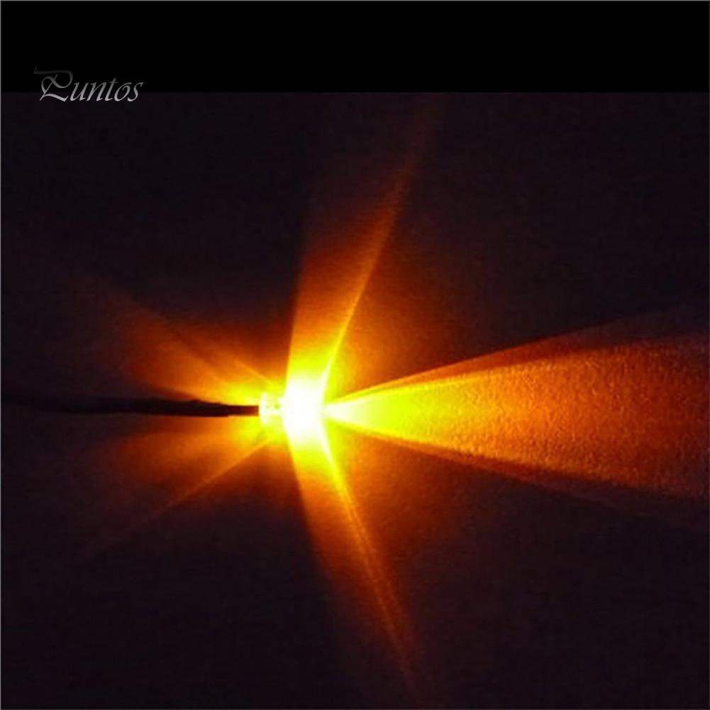 10 st 20 cm 3 mm/5 mm LED-lampa Kabel Glödlampa Förkopplad DC Emitting Diode Light