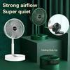 Retractable Small Electric Fan USB Charging Portable Foldable Mini Fan High Duration Low Noise for Home Office Amagi