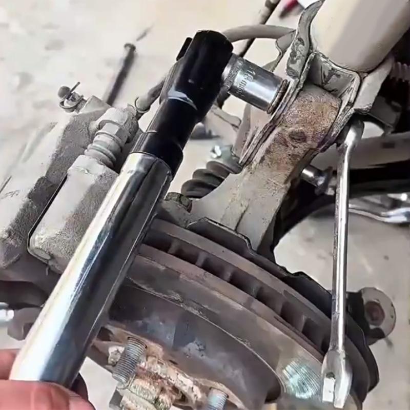 Ratcheting Wrench Spanner Kit 4 Adapters Corrosion Resistant Steel Ergonomic Grip Suitable For Mechanics And DIY Project