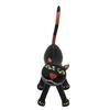 Inflatable Black Cat Halloween Decoration Leak-Proof Inflatable Cat Blow-up Standing Cat Ornament for Home Indoor Yard Garden Decoration