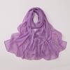Shimmer Beads Malaysia Shawl Scarf Rhinestone Soft Head Wrap Imitation Pearl Chiffon Hijab  Women