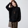 Srcr Women's 100% Wool Thickened Half-High Neck Sweater