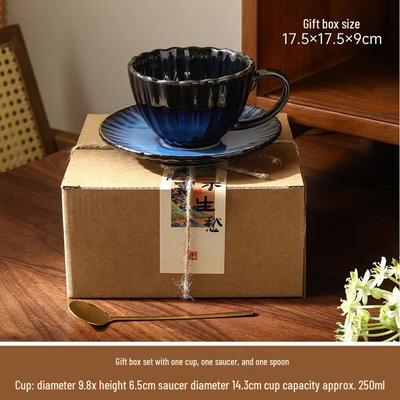 Ensemble de Tasses à Café et Soucoupes en Céramique Deouxingguang