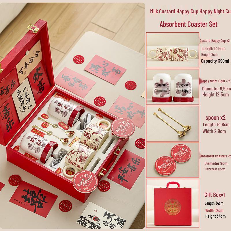 Bridal Gift Box: Practical Cup & Night Light for Best Friend or Sister