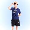 Nike Breathable Sports Round Neck Short Sleeve T-Shirt Kids Tops Navy-Blue 3Z3B7NM00-NYY