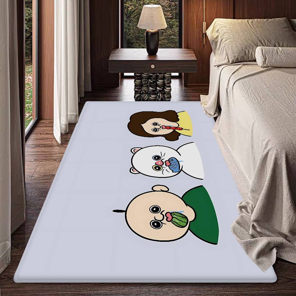 Korean Bangbang And Yuzhi Bathroom Mat INS Style Soft Bedroom Floor House Laundry Room Mat Anti-skid Welcome Doormat